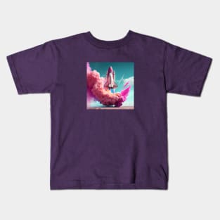 Blast Off - Vertical Kids T-Shirt